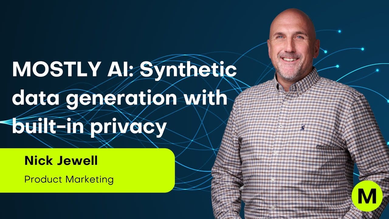 MOSTLY AI: Synthetic Data Generation with Built-in Privacy - MOSTLY AI ...