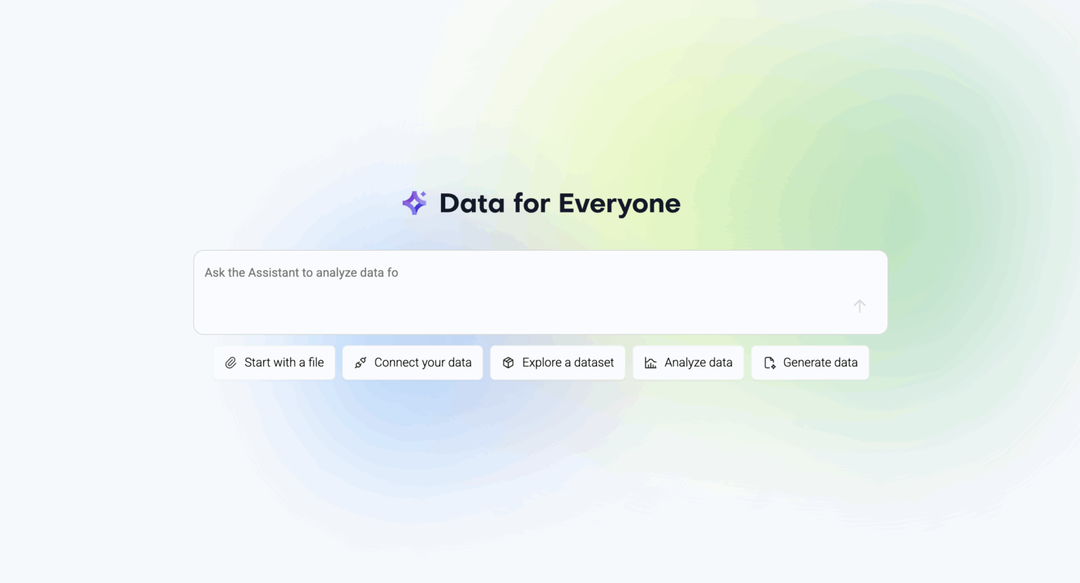 AI Assistant - MOSTLY AI powered by Syntho
